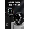 AsilTech Akıllı Saat Bluetooth Bağlantılı Amoled Ekran Uyku ve Sağlık Takibi