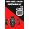 AsilTech Akıllı Saat ve Kulaklık Seti Bildirim Görme Arama Cevaplama ANC Özelliği