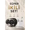 AsilTech Akıllı Saat ve Kulaklık Seti Dokunmatik Ekran 5.0 Bluetooth Bağlantılı Sesli Görüşme