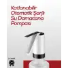 AsilTech Akıllı Şarjlı Damacana Pompası Tek Tuşla Su Dolum