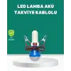 AsilTech Aküden Çalışan 12V LED Ampul Taşınabilir Kullanım