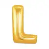 AsilTech Altın Sarısı Folyo Harf Balon 1 Metre
