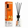 AsilTech Amber Glow Bambu Çubuklu Oda Kokusu - 110 ml - Cam Şişe 