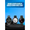 AsilTech Amoled Ekran 3 Kordonlu Akıllı Saat 5.0 Bluetooth Bağlantılı Android ve İOS Uyumlu
