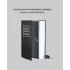AsilTech Anahtarlı Gizli Kitap Kasa – Metal İç Yapı, Kamuflajlı Sözlük Tasarım