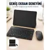AsilTech Android İşletim Sistemli SIM Kart Girişli Tablet Bluetooth Klavye Mouse Seti Mobil İnternet Destekli
