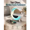 AsilTech Android Uyumlu Akıllı Bluetooth Hoparlör Kablosuz Şarj Cihazı Standı