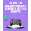 AsilTech Android Uyumlu Gamepad X3 Game Stick Oyun Kolu Bluetooth Bağlantılı