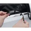 AsilTech Araba Ayna Yağmur Koruyucu Siper Karbon Desenli