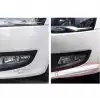 AsilTech Araba Tampon Koruyucu Karbon Desenli Beyaz