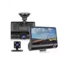 AsilTech Araç DVR Kamera Çift Lensli 4 İnç Ekranlı G Sensörlü