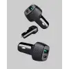 AsilTech Araç Tipi Hızlı Şarj Adaptörü Type-C PD USB Çift Port Kompakt