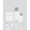 AsilTech Aşırı Şarj ve Pil Koruması ile Akıllı Çipli Lightning Kablo 1.2m