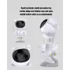 AsilTech Astronot Projeksiyon Lambası Bluetooth Müzikli ve Uzaktan Kumandalı