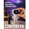 AsilTech Astronot Şekilli Galaxy Projeksiyon Lambası Nebula Efektli Dekoratif Lamba
