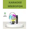 AsilTech Astronot Tasarımlı Bluetooth Speaker ve Kablosuz Mikrofon Karaoke Seti