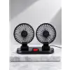 AsilTech Ayarlanabilir Çift Başlıklı Sessiz Araç İçi Vantilatör