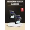AsilTech Bahçe Aydınlatma Sensörlü Güneş Enerjili Duvar Lambası 40 Led Işık