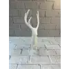 AsilTech Beyaz Dekoratif Geyik Figürü Şık Ev Aksesuarı