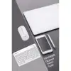 AsilTech Beyaz Kablosuz Klavye Ve Mouse Seti