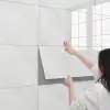 AsilTech Beyaz Mermer Desenli Alüminyum Plastik Duvar Stickerı