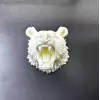AsilTech Beyaz Renk 3D Ayı Başı Duvar Dekoru