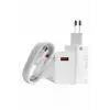 AsilTech Beyaz Ultra Plus Hızlı Şarj Seti Şarj Adaptörü ve Kablosu 67W