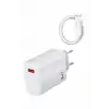 AsilTech Beyaz Ultra Plus Hızlı Şarj Seti Şarj Adaptörü ve Kablosu 67W