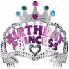 AsilTech Birthday Princess Yazılı Çocuk Parti Tacı