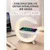 AsilTech Bluetooth 5.0 Hoparlör – Kablosuz Şarj, RGB Gece Lambası ve FM Radyo