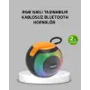 AsilTech Bluetooth 5.0 Hoparlör – RGB Işıklı, Güçlü Bas ve 360° Surround Ses