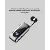 AsilTech Bluetooth 5.2 Klipsli Kablosuz Kulaklık – Dijital Ekran & Titreşimli Uyarı Yeni Nesil