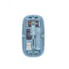 AsilTech Bluetooth 5.2 ve 2.4G USB Kablosuz Mouse Pilli Mavi Tasarım