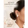 AsilTech Bluetooth Bağlantılı Küpeli Kablosuz Kulaklık Uzun Pil Ömrü