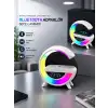 AsilTech Bluetooth Hoparlör 15W Kablosuz Hızlı Şarj LED Gece Lambası