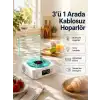 AsilTech Bluetooth Hoparlör – 3-ü-1 Saatli Gece Lambası ve Vintage Tasarım