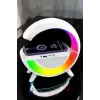 AsilTech Bluetooth Hoparlör Dijital Göstergeli Wireless Şarj RGB Işıklı