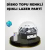 AsilTech Bluetooth Hoparlörlü LED Disko Işığı Müzik Ritim Duyarlı ve Taşınabilir