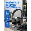 AsilTech Bluetooth Kablosuz Kulak Üstü Kulaklık Katlanabilir Konforlu ve Şık Tasarımlı
