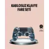 AsilTech Bluetooth Kablosuz PS4 Gamepad Çift Motorlu Siyah Controller