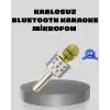 AsilTech Bluetooth Karaoke Mikrofon Şarjlı Uzun Pil Ömürlü Çok Fonksiyonlu