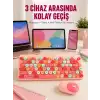 AsilTech Bluetooth Klavye ve Mouse Kombinasyonu – USB Alıcılı, Kompakt, Uzun Ömürlü Yeni Nesil