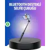 AsilTech Bluetooth Selfie Çubuğu – Uzaktan Kumandalı