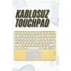 AsilTech Bluetooth Touchpad Klavye 10.9 inch Kablosuz Wifi Q Klavye Slim