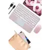 AsilTech Bluetooth Touchpad Klavye Ultra İnce Taşınabilir Q Klavye