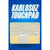 AsilTech Bluetooth Touchpad Klavye Ultra İnce Taşınabilir Q Klavye Yeni Nesil