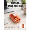 AsilTech Bluetooth ve USB Destekli Kablosuz Şeffaf Mouse Sessiz Kullanım Yeni Nesil