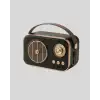 AsilTech Bluetooth’lu Retro Radyo – FM Destekli Nostaljik Hoparlör