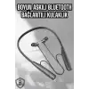 AsilTech Boyun Bantlı Bluetooth Kulaklık Yüksek Ses Kaliteli 100 Saat Kulaklık