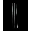 AsilTech Burgulu Kuşbaşı Şişi - Metal - Kalın Kare - 50 cm
